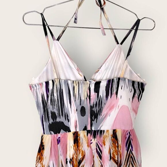 Harpa Womens Dress Sz Large Maxi Pink Blue Sundress  Glamourcore Princesscore - Picture 6 of 13